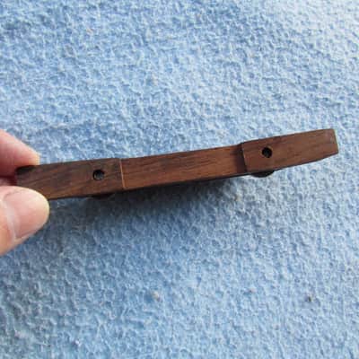 Vintage Rosewood Adjustable Archtop Bridge Cool 50's/60's Era Rosewood Archtop Bridge image 3