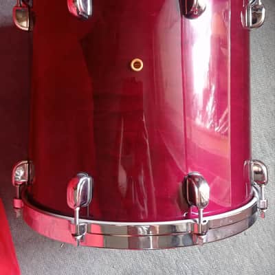 Ultra Rare 1995 TAMA Starclassic Maple 14x13" Hanging Tom (SMT1413) - Violet Shade (VLS) - Made in Japan - Excellent Condition! image 6