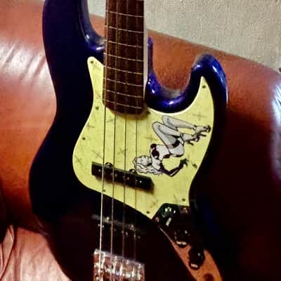 Fender Jazz bass MIM 1996 purple 1996 - Purple image 3