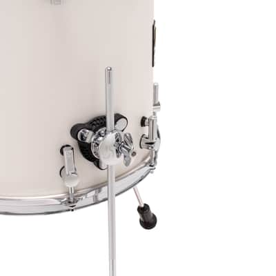 SONOR Momentum Birch Series 14x13.75" Satin Pure White Matte Lacquer Floor Tom Drum w/Legs | Worldwide Ship | NEW | Authorized Dealer image 3