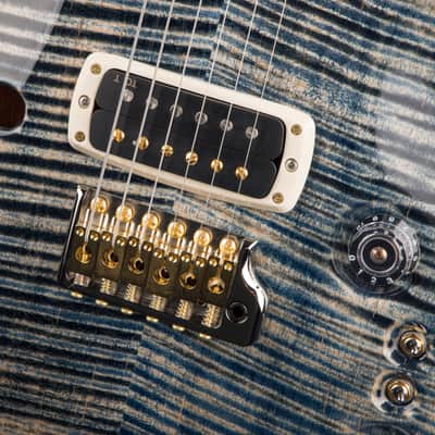 PRS 40th Anniversary Custom 24-08 Semi-Hollow Limited Edition - Faded Whale Blue image 14