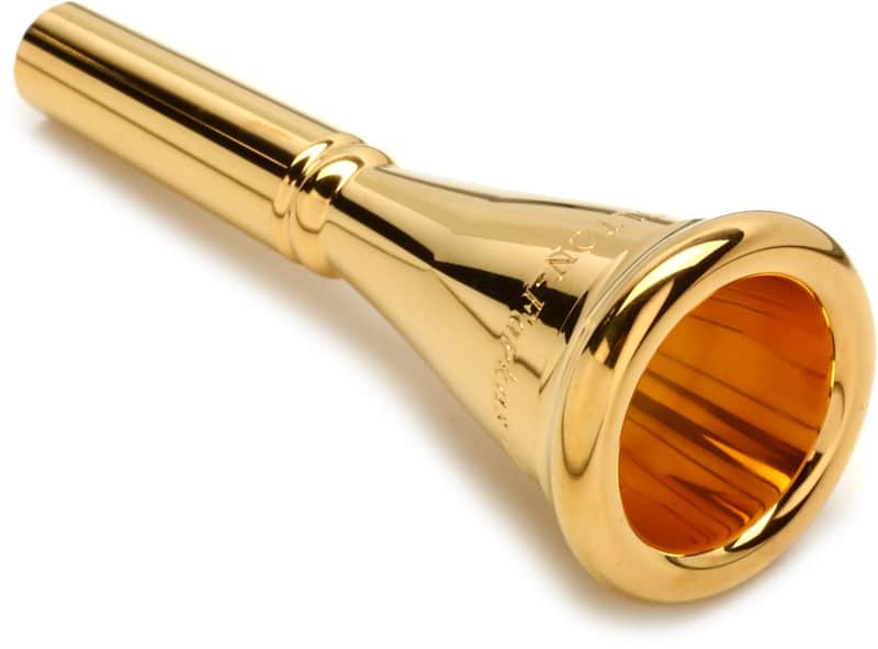 Holton Farkas Gold-Plated French Horn Mouthpiece - DC image 1