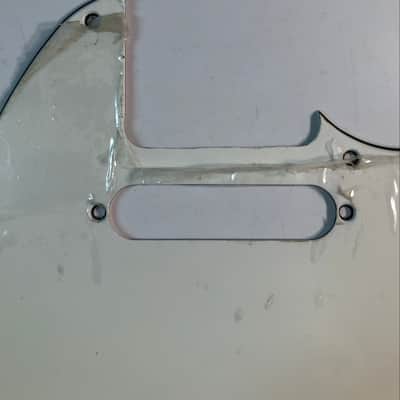 3-Ply Telecaster Style Pickguard - Aged White/Parchment image 3