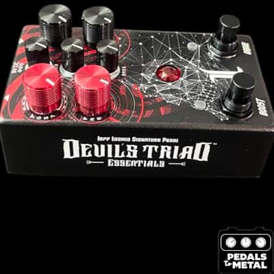 All-Pedal Devil's Triad Essentials Jeff Loomis Signature Overdrive 2024 - Present - Black / Red Graphic - X18748 image 5