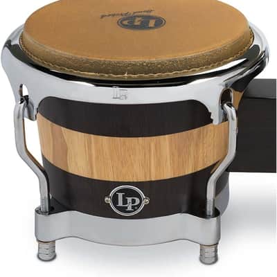 LP Latin Percussion Bongos Drums Set, E-Class - Oak & Walnut image 4