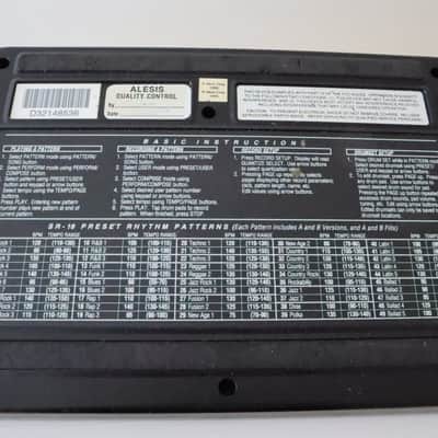 Alesis SR-16 Drum Machine 1990s - Black image 8