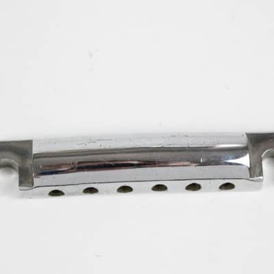 Vintage 1980s Gibson Stop Tailpiece SG/ES/Les Paul Custom/Standard ~CHROME~ image 1