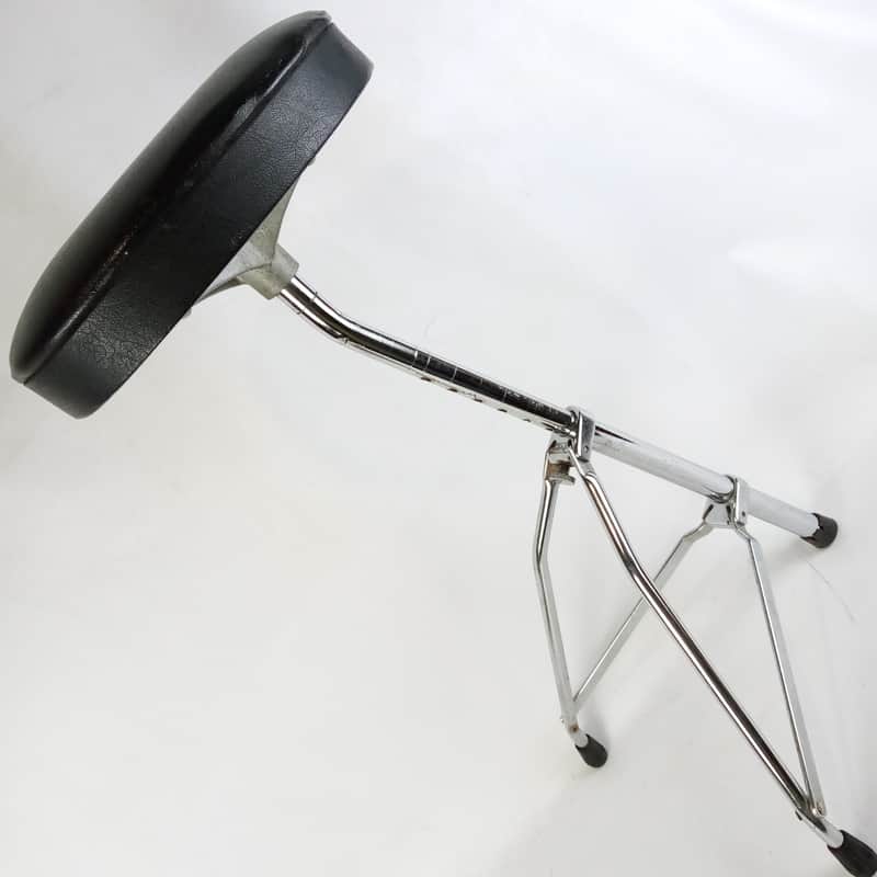 Ludwig 60s 1025-1 Porto-Seat Drum Set Throne Vintage Adjustable Chair Script USA image 1