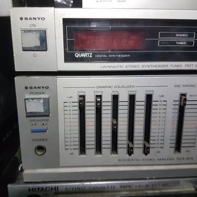80's SANYO AMP & TUNER / RECEIVER image 2