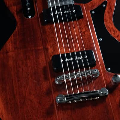 Eastman Juliet Solid Body, Vintage Red Finish, Bare Knuckle P-90s - NEW image 3