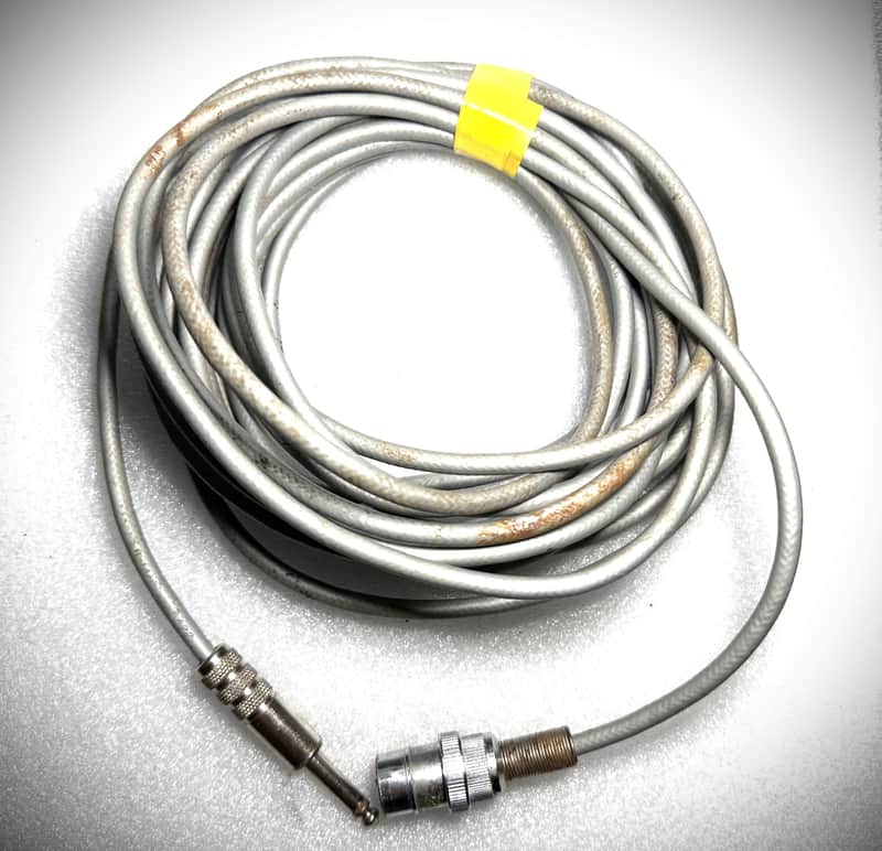 25' Microphone Cable - 3 pin male Amphenol to 1/4" male Phono plug