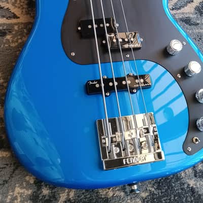 Fender American Ultra II Precision Bass with Ebony Fretboard 2024 - Present - Noble Blue image 7