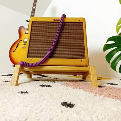 Lakefront Natural Amp Stand: Handmade Solid Wood Guitar Amplifier Stand 2025 - Clear hardwax oil image 4