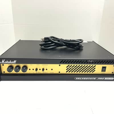 Marshall Valvestate Pro Power Amplifier 120/120 Stereo 2 Channel Watt Amp Valve Rack Mount Rackmount Billy Gibbons VTG Vintage Gold and Black image 5