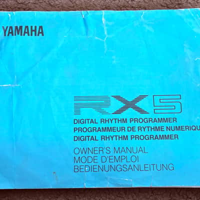 Yamaha RX5 Digital Rhythm Programmer 1986 - Black image 5