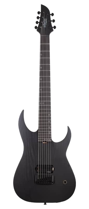 Schecter Diamond Series KM-7 MK-III EX Satin Black Open Pore 28" Scale 7-String (New for 2025) image 1
