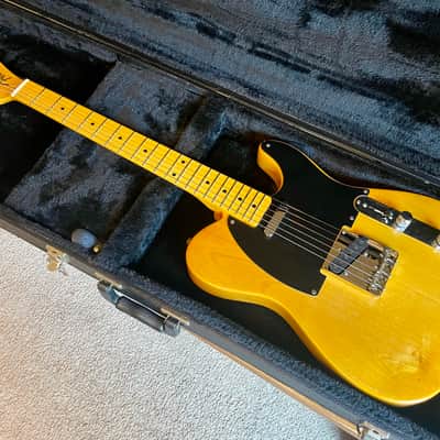 Partscaster By Rocker C Guitars ‘51 Telecaster Style USA & MIJ Parts Nitro Lacquer 2026 - Trans Amber Nitro Lacquer image 1