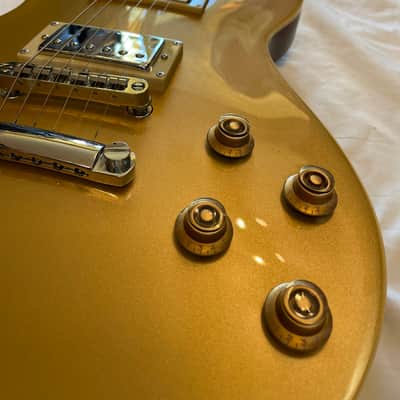 Washburn Idol WIN Series Electric Guitar, Gold Top image 5