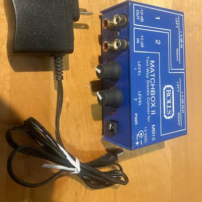 Rolls Matchbox II two way stereo balanced audio converter w/ power supply image 2
