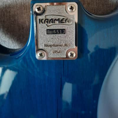 Kramer Pacer Deluxe 1986 - Blue image 9