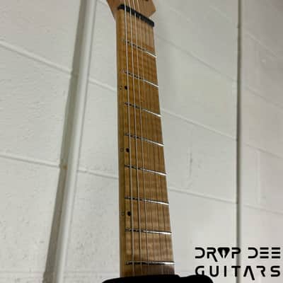 Balaguer USA Series Seraph Modern 7 Baritone 7-String Electric Guitar w/ Case (924) - Gloss Metallic Black image 9