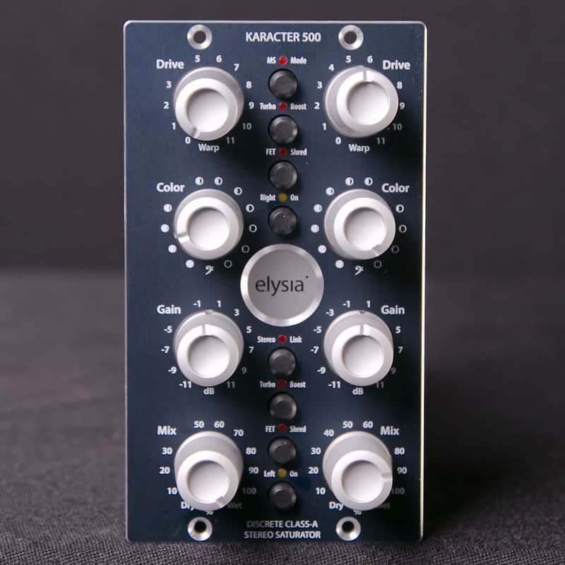 Elysia karacter 500 2-Channel 500 Series Saturator Module image 1