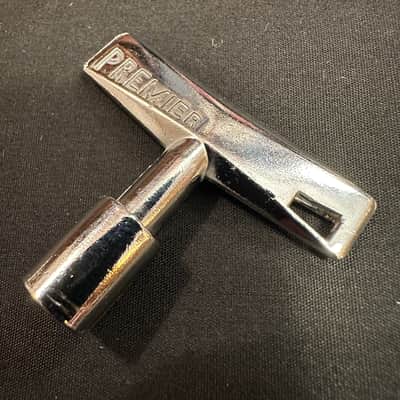 VINTAGE Premier Square DRUM KEY, 1960s-70s, Non-Slotted, MINT image 3