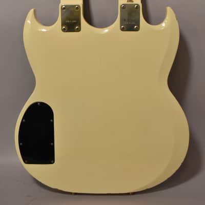 1978 Ibanez 2402DX (2402WH) Double-Neck Fujigen Lawsuit MIJ White w/Gig Bag image 5