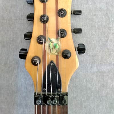 HK Wolf Natural 7 string guitar with case image 9