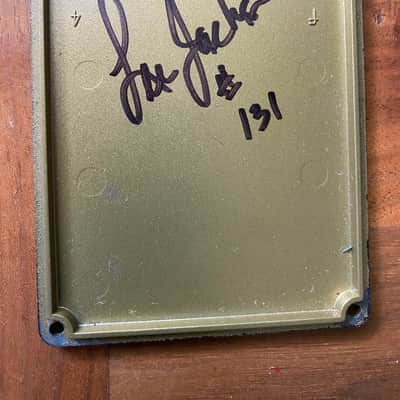 Lee Jackson SIGNED LIMITED EDITION GOLD Mr. Springgy Reverb Pedal circa 2007 image 2