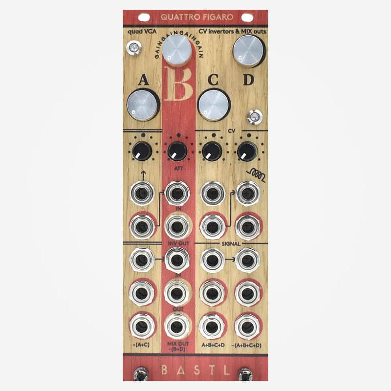 BASTL Instruments Quattro Figaro Quad VCA with CV Invertors and Mixed Outputs image 2