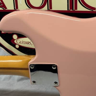 Fender ST-54 st54 1954 Reissue Stratocaster Guitar - MIJ Made In Japan 1996 - 1997 - Shell Pink / Maple neck image 13