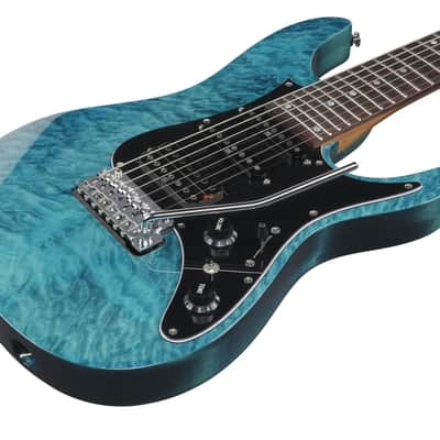 Ibanez AZ447P1QM-COB Premium AZ Electric Guitar 7-String - Cosmic Blue + Gig Bag image 9