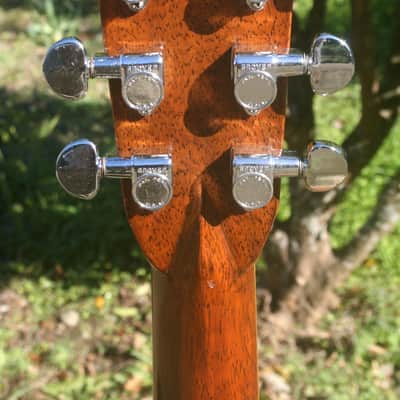 1975 Yairi YW-600 Dreadnought Guitar New Jacaranda Natural+Vintage Flight Case image 10