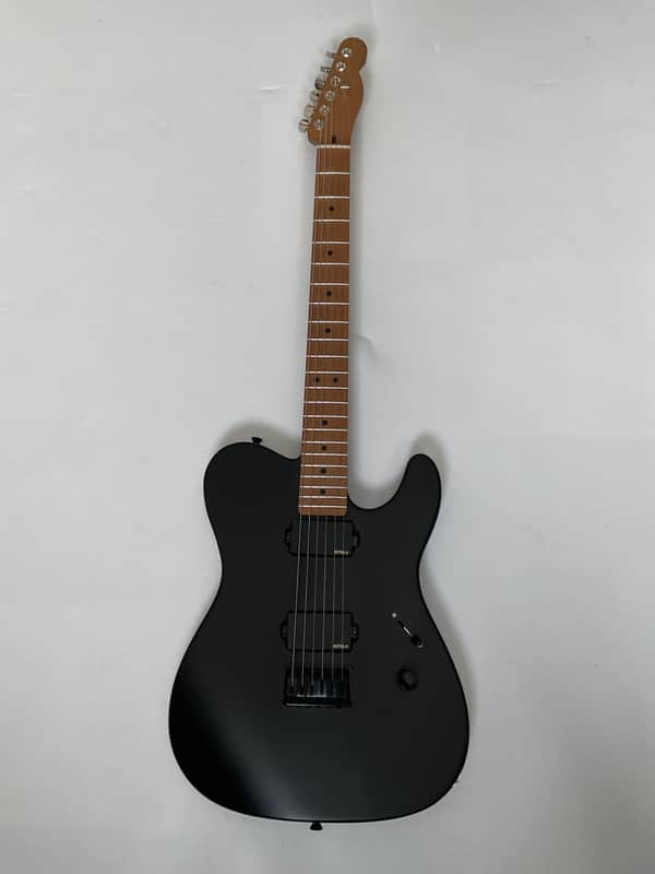 Warmoth Partscaster Telecaster - Satin Black w/ EMG pickups | Reverb