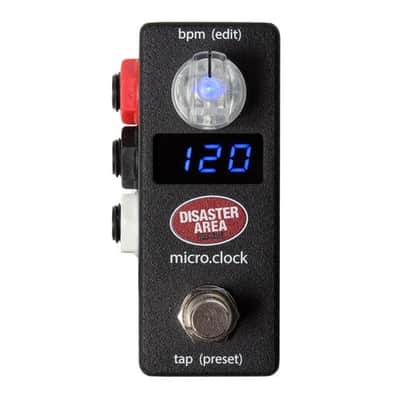 Disaster Area micro.clock Tap Tempo/Clock Source Pedal image 1
