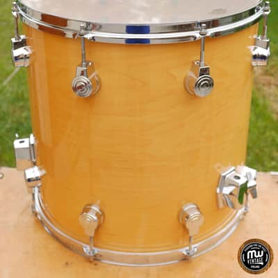 Camco Hoshino Floor Tom 16" x 16" Natural Maple EXC image 4