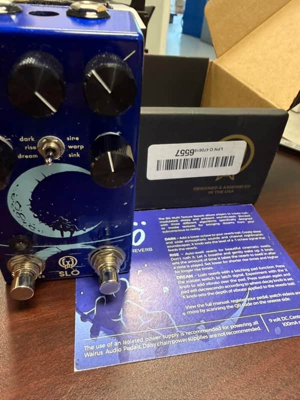 Walrus Audio Slö Multi-Texture Reverb 2019 - Present - Blue