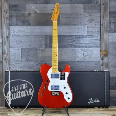 Mint Fender American Vintage II 1972 Telecaster Thinline - Candy Apple Red with Hardshell Case image 14