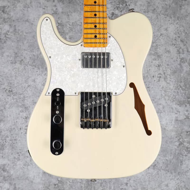 G&L ASAT Classic Bluesboy Semi-Hollow Blonde Left-Handed image 1
