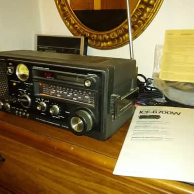 Vintage SONY ICF-6700W Shortwave Radio - Original manual, warranty. See Description Below image 1
