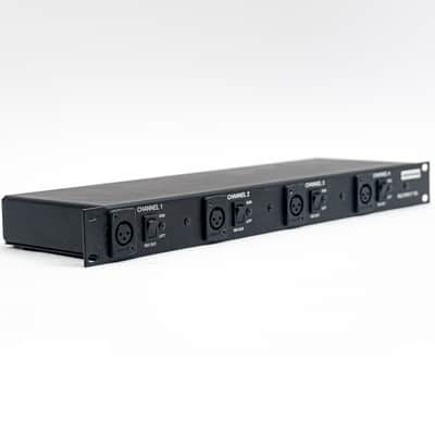 Whirlwind MLTSP1X2 1RU 4-Channel Microphone Splitter image 2