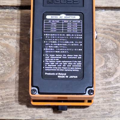 Boss DS-1 Distortion (Black Label) 1982 - 1988 - Orange image 4