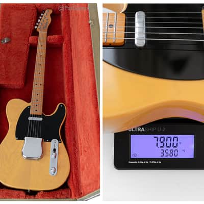 1998 Fender American Vintage 52 Reissue Telecaster in Butterscotch Blonde image 6