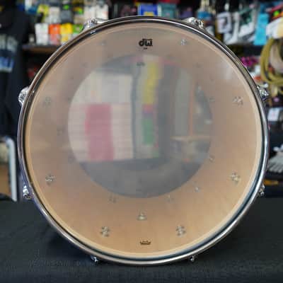 DW Design Series 14" Maple Floor Tom w/ Legs - Steel Gray Lacquer | 12x14" image 3