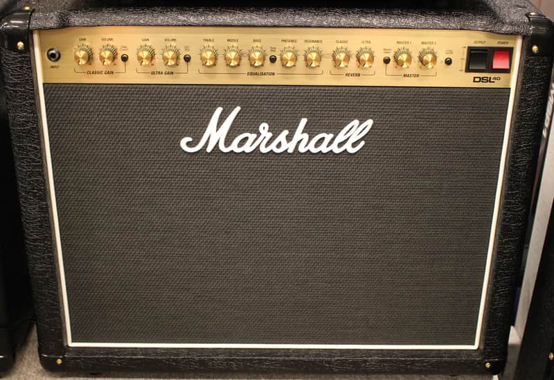 Marshall DSL40CR 40W Tube Guitar Amplifier Combo Black w/Footswitch image 1