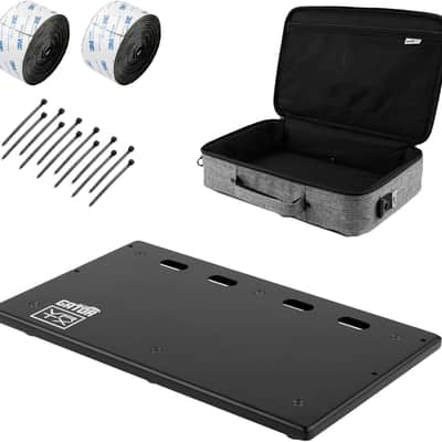 Gator Vertex by Gator Travel Lite Series 17" x 10" Pedalboard w/ Padded Gig Bag, (GV-TL1710-GB) image 1