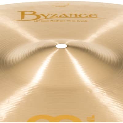 Meinl Byzance Medium Thin Crash 18", B18JMTC, Jazz Finish - Crash Cymbal image 3