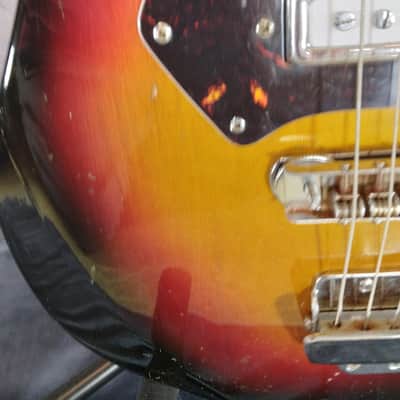 Silvertone Rare, Vintage, Made in Japan, Electric Guitar Model 319-14109? 1960s - Tobacco Burst image 17