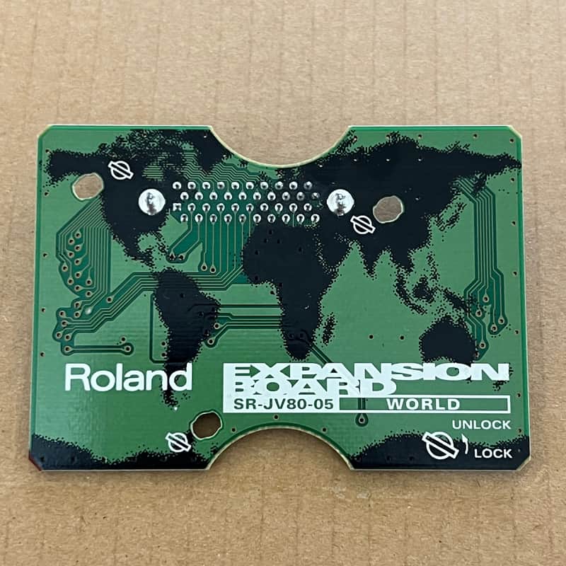 Roland SR-JV80-05 World Expansion Board 1990s - Green image 1